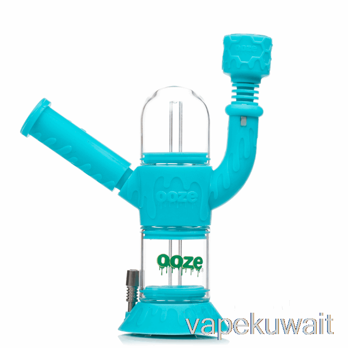 أنابيب المياه المصنوعة من السيليكون من Ooze Cranium، نظام جراب Vape أكوا البط البري (الأزرق المخضر).